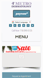 Mobile Screenshot of metrodermatology.net